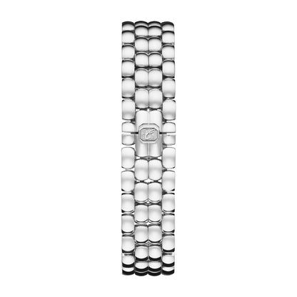 Chopard Happy Sport watch in stainless steel with moving diamonds and sapphires, view 4
