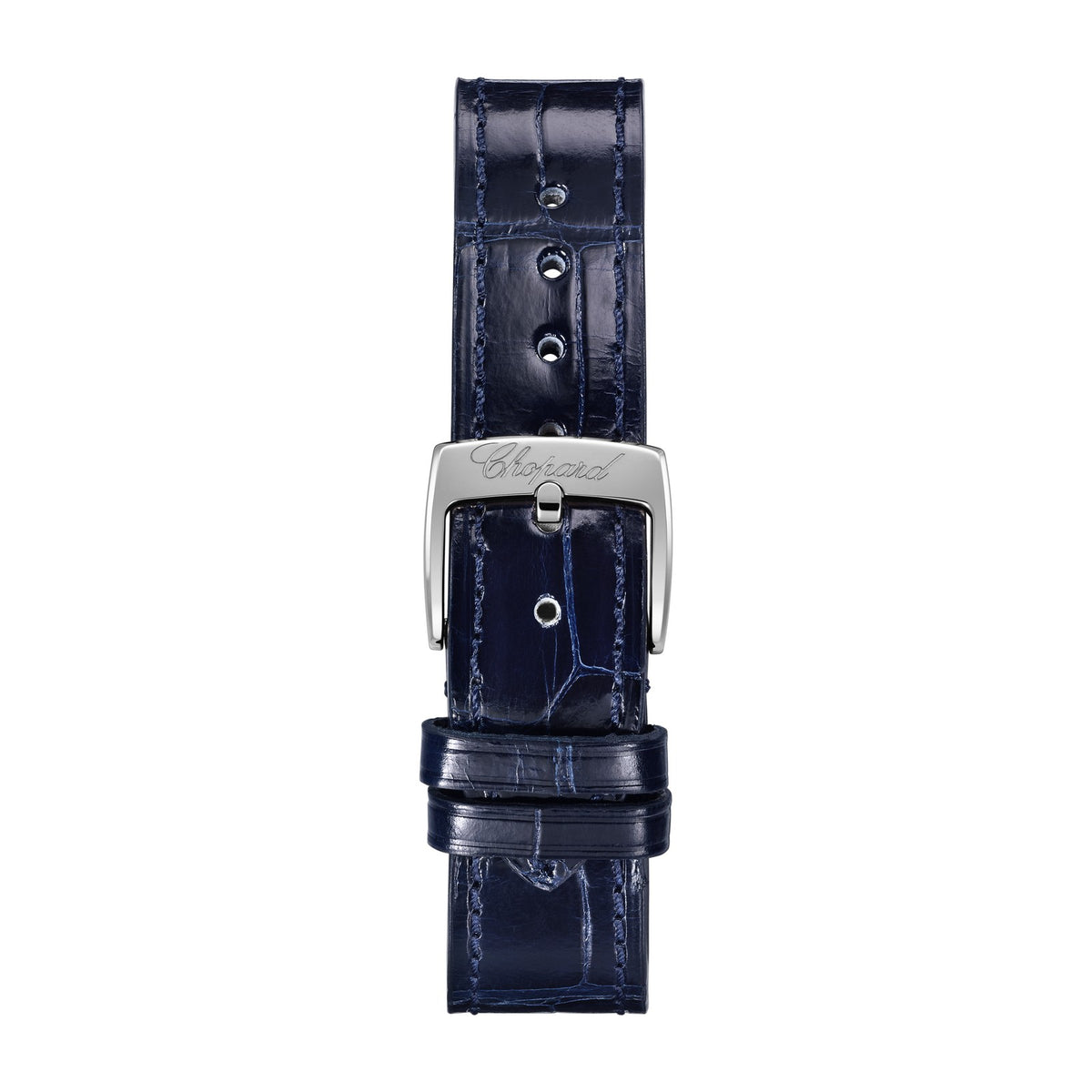 Chopard Happy Sport watch in stainless steel with moving diamonds and sapphires, view 4