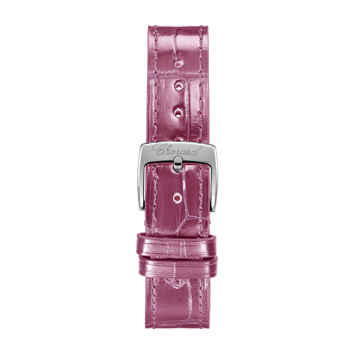 Chopard Happy Sport watch in stainless steel with moving diamonds and tourmalines, view 4