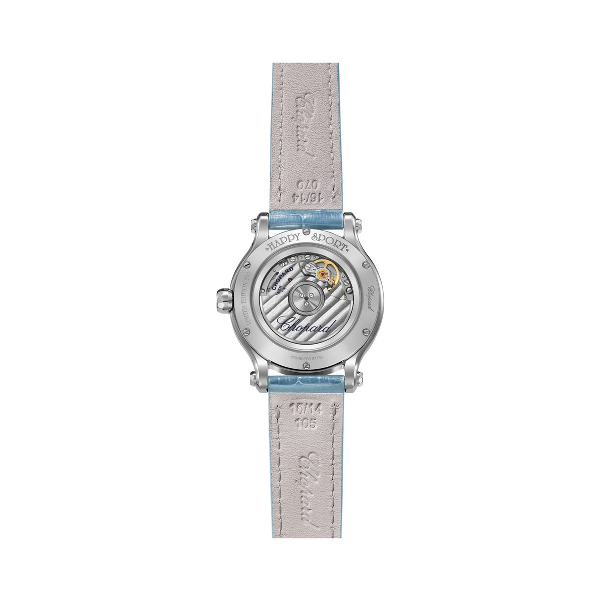 Chopard Happy Sport watch in stainless steel, view 2