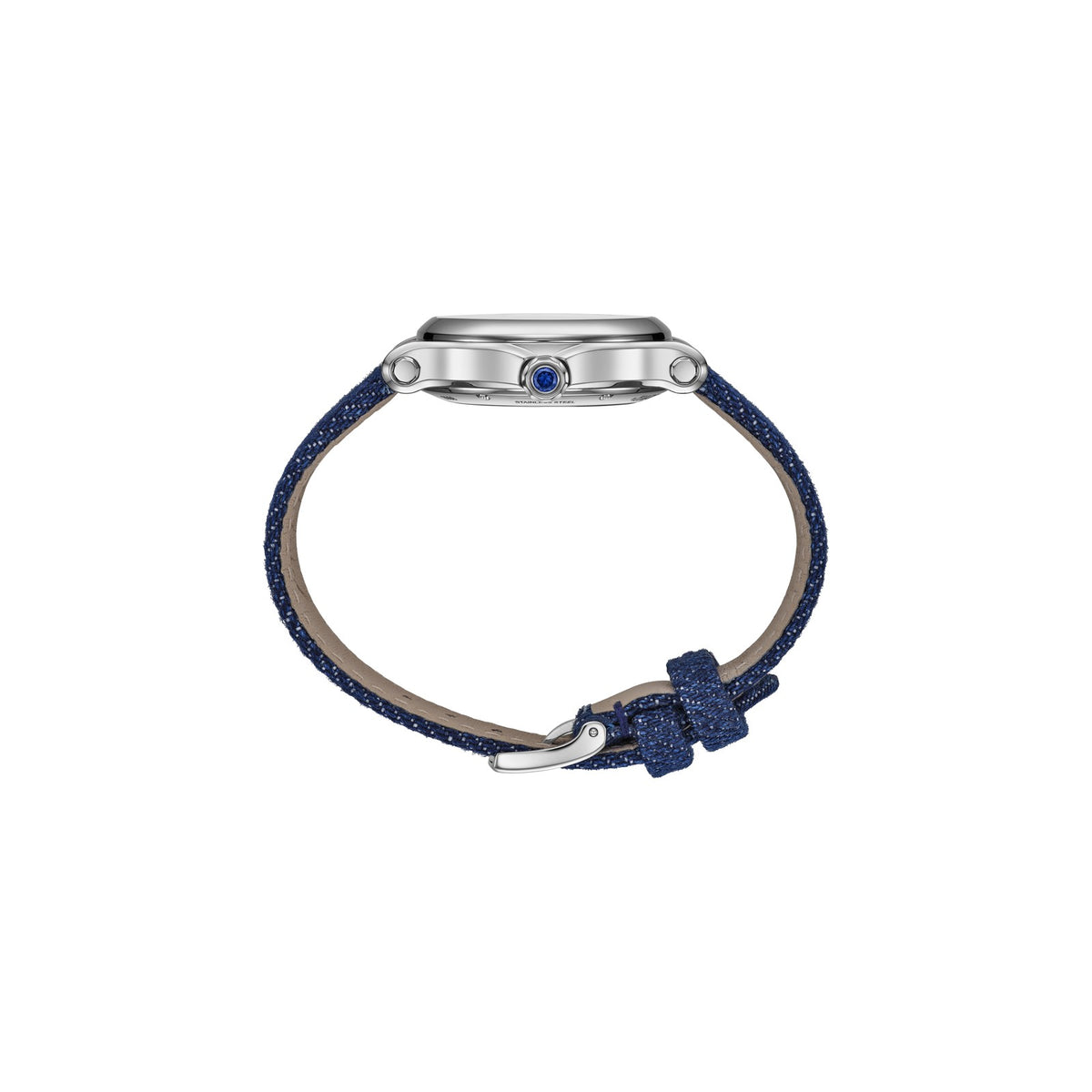 Chopard Happy Sport watch in stainless steel with mother of pearl, view 3