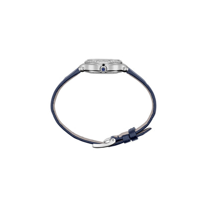 Chopard Happy Sport watch in stainless steel with moving diamonds and sapphires, view 3