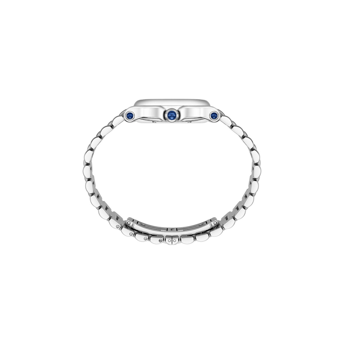 Chopard Happy Sport watch in stainless steel with diamonds, view 3