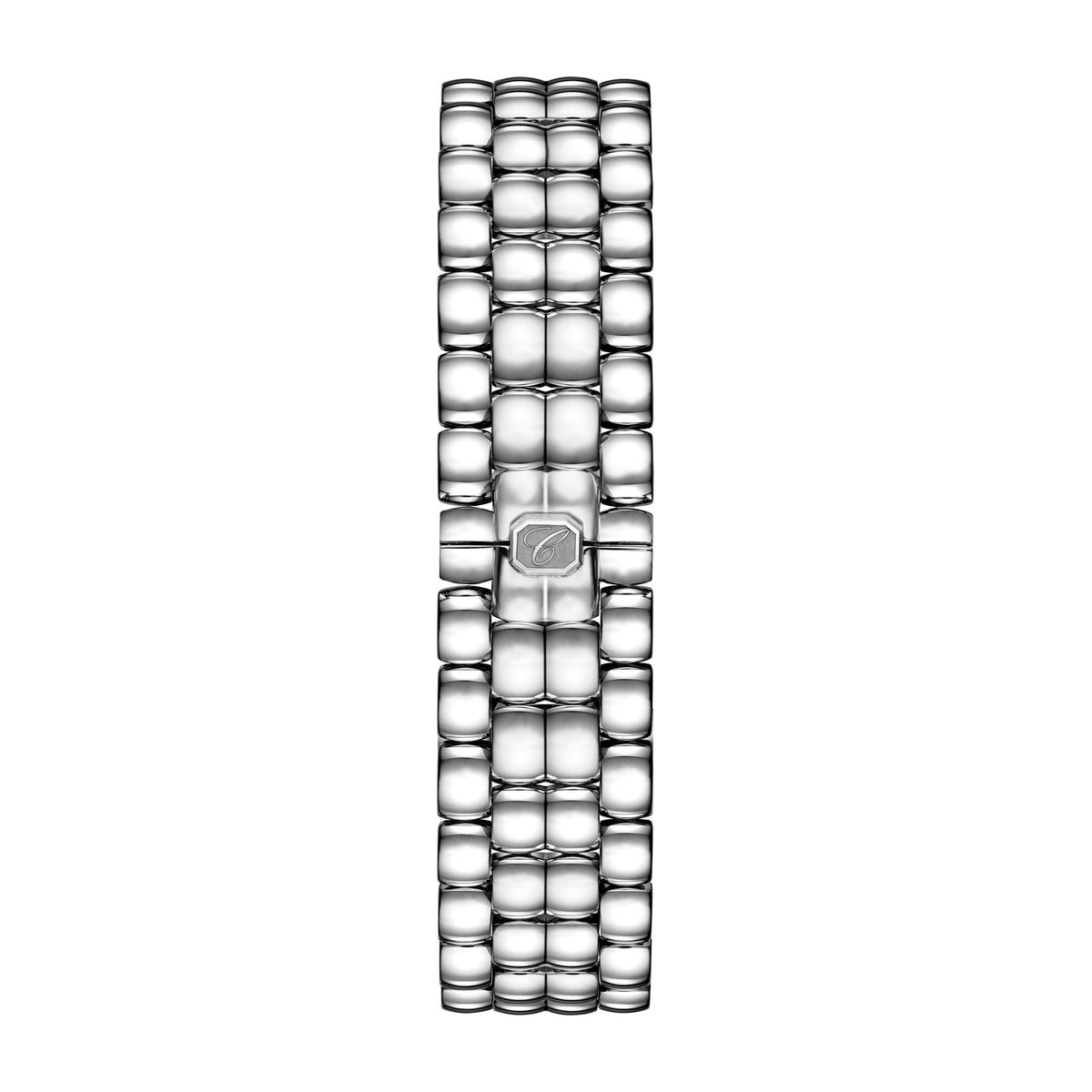 Chopard Happy Sport watch in stainless steel with diamonds, view 4
