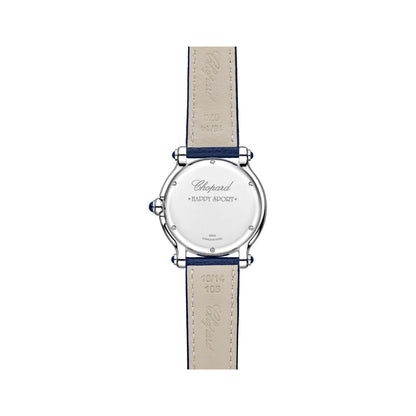 Chopard Happy Sport watch in stainless steel with diamonds, view 2
