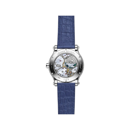 Chopard Happy Sport watch in 18k ethical white gold with diamonds, view 2