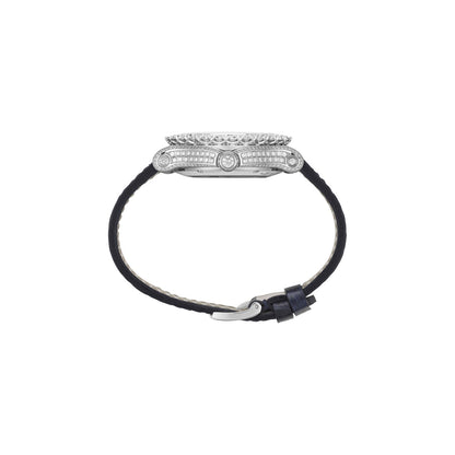 Chopard Happy Sport watch in 18k ethical white gold with diamonds, view 3