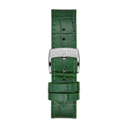 Chopard Happy Sport watch in 18k ethical white gold with diamonds and tsavorites, view 4