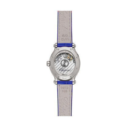 Chopard Happy Sport watch in 18k ethical white gold, view 2