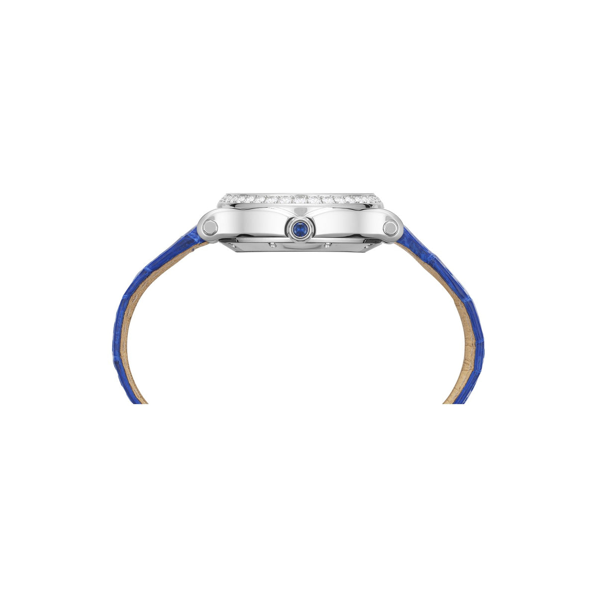 Chopard Happy Sport watch in 18k ethical white gold, view 3