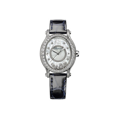 Chopard Happy Sport watch in 18k ethical white gold