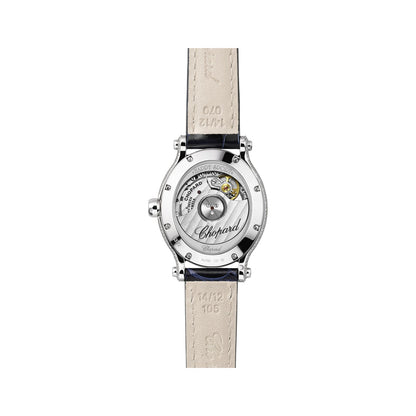 Chopard Happy Sport watch in 18k ethical white gold, view 2