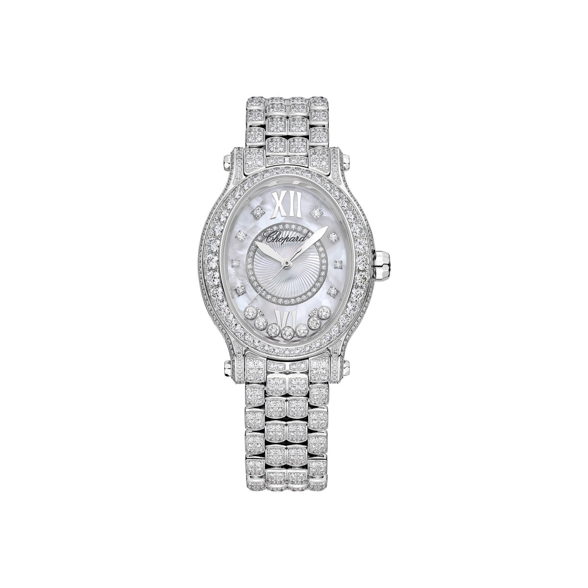 Chopard Happy Sport watch in 18k ethical white gold