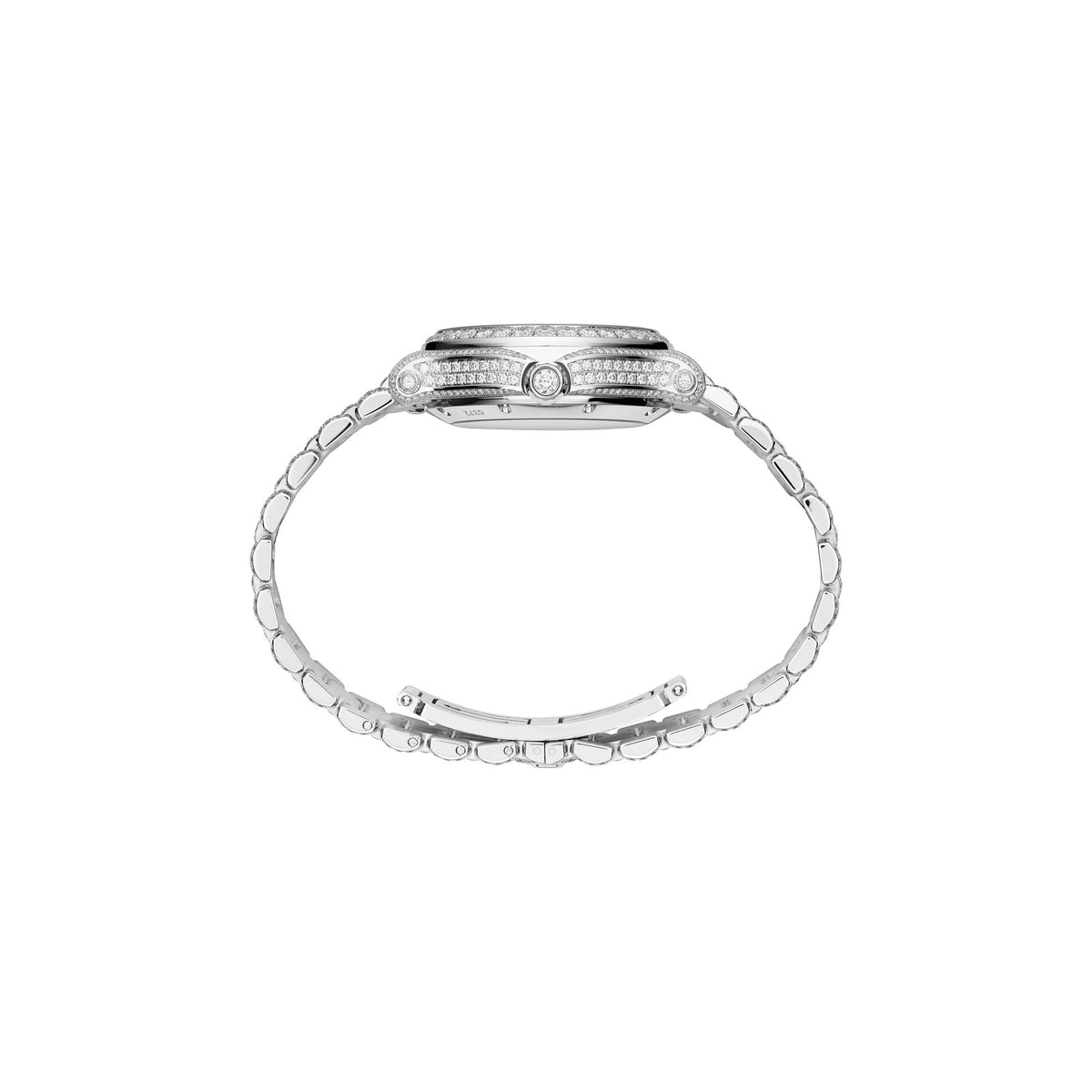 Chopard Happy Sport watch in 18k ethical white gold, view 3