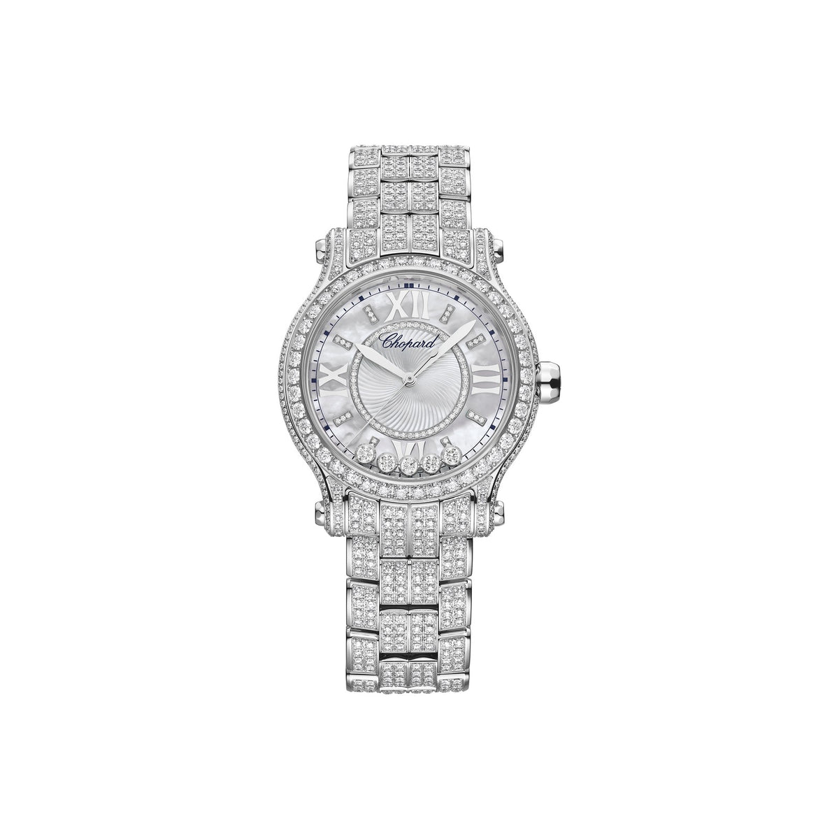 Chopard Happy Sport watch in 18k ethical white gold