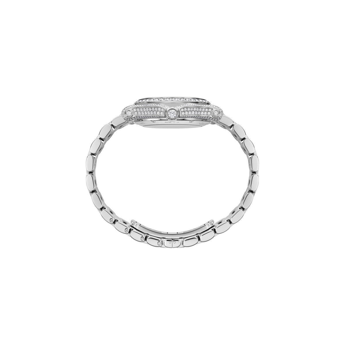 Chopard Happy Sport watch in 18k ethical white gold, view 3