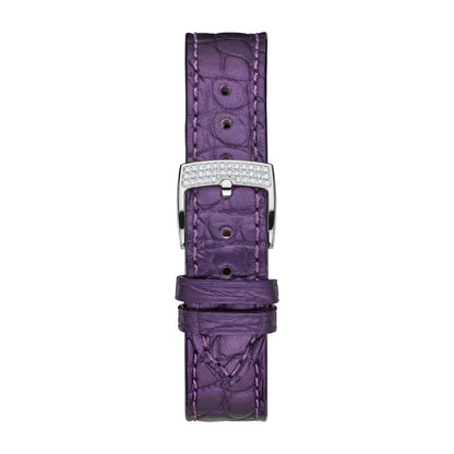 Chopard Happy Sport watch in 18k ethical white gold with diamonds and sapphires, view 4