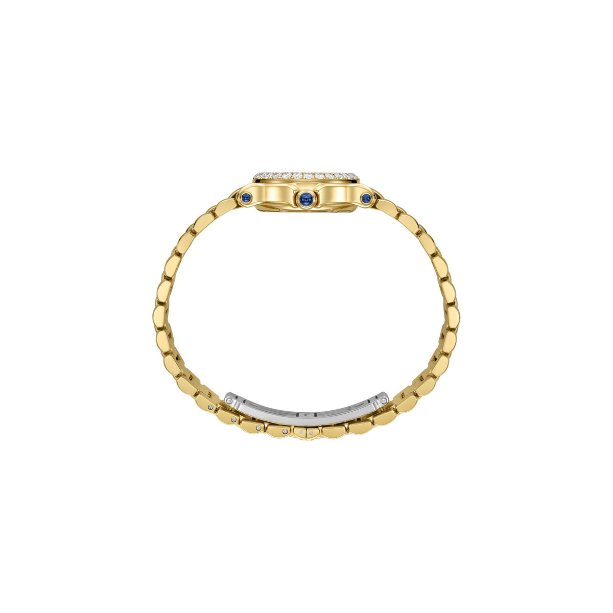 Chopard Happy Sport watch in 18k ethical yellow gold, view 3