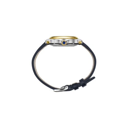 Chopard Happy Sport watch in 18k ethical yellow gold and stainless steel with moving diamonds, view 3