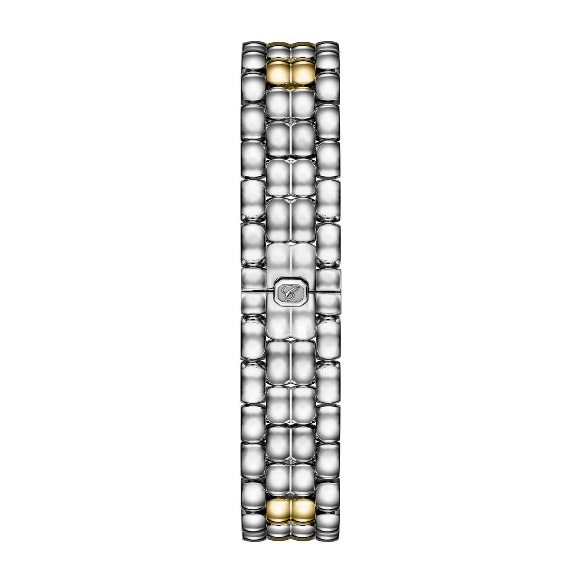 Chopard Happy Sport watch in 18k ethical yellow gold and stainless steel with diamonds, view 4