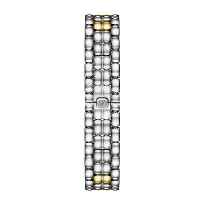 Chopard Happy Sport watch in 18k ethical yellow gold and stainless steel with diamonds, view 4