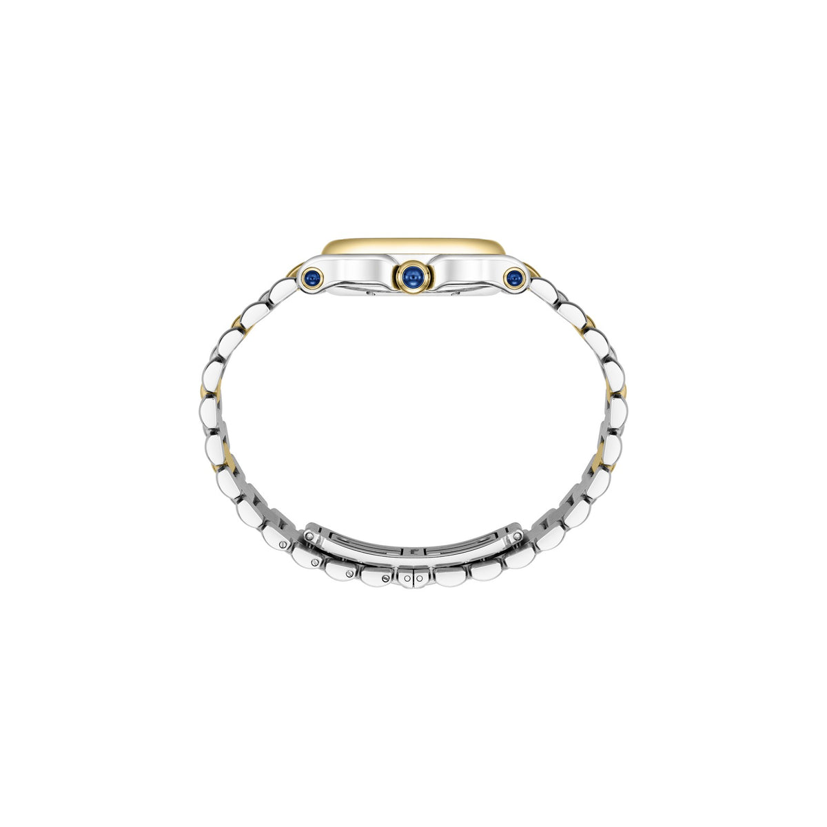 Chopard Happy Sport watch in 18k ethical yellow gold and stainless steel with diamonds, view 3
