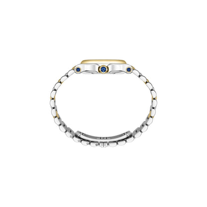 Chopard Happy Sport watch in 18k ethical yellow gold and stainless steel with diamonds, view 3