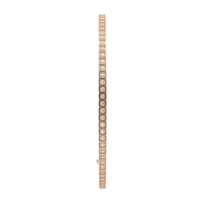 Chopard Ice Cube bangle in 18k ethical rose gold with diamonds view 2