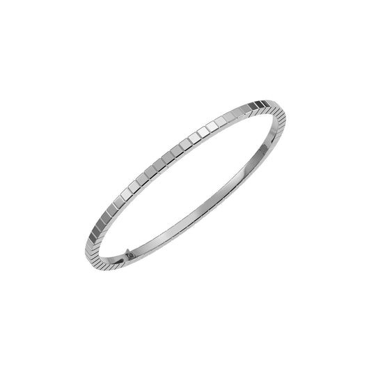 Chopard Ice Cube bangle in 18k ethical white gold