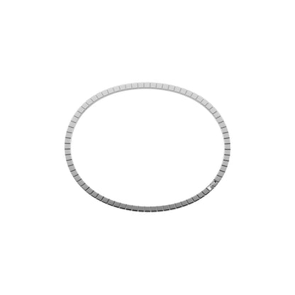 Chopard Ice Cube bangle in 18k ethical white gold with diamonds view 3