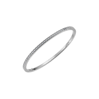 Chopard Ice Cube bangle in 18k ethical white gold with diamonds