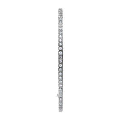 Chopard Ice Cube bangle in 18k ethical white gold with diamonds view 2