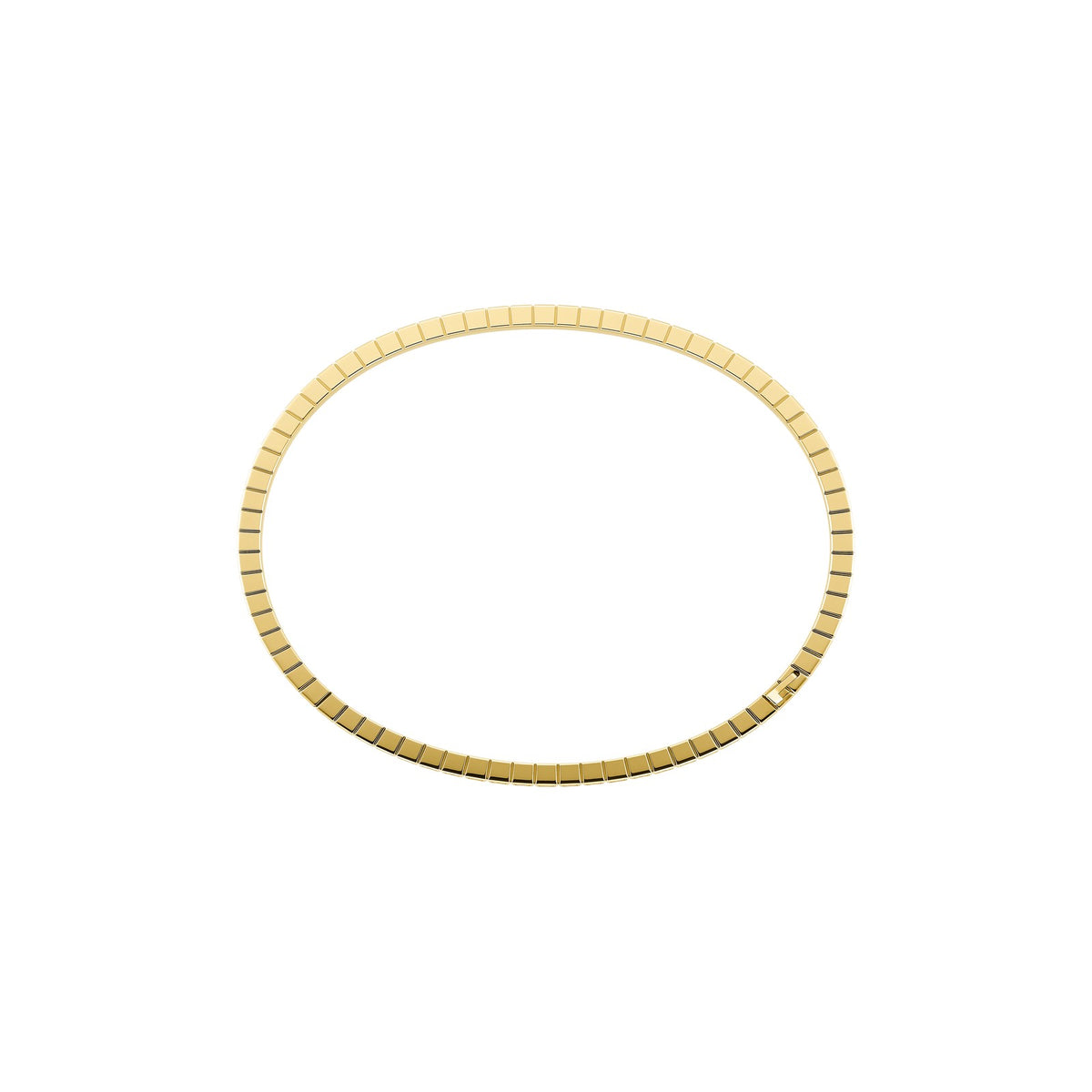 Chopard Ice Cube bangle in 18k ethical yellow gold view 3