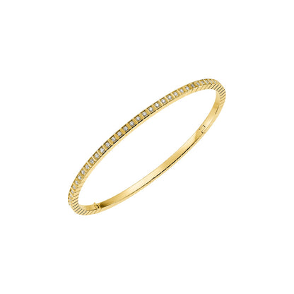 Chopard Ice Cube bangle in 18k ethical yellow gold with diamonds