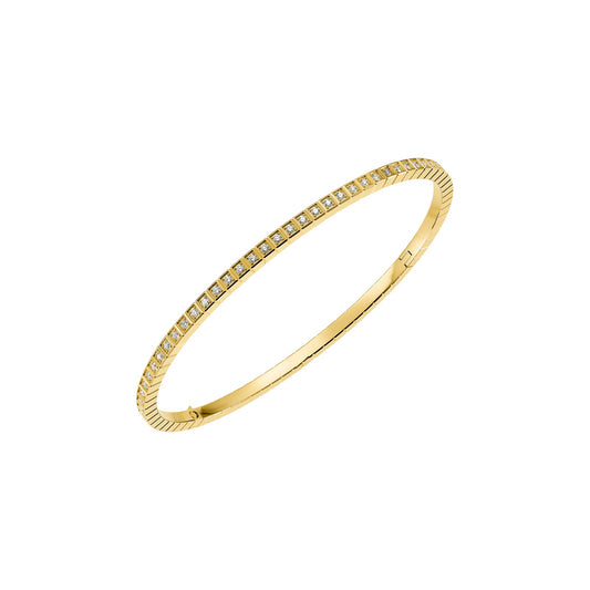 Chopard Ice Cube bangle in 18k ethical yellow gold with diamonds
