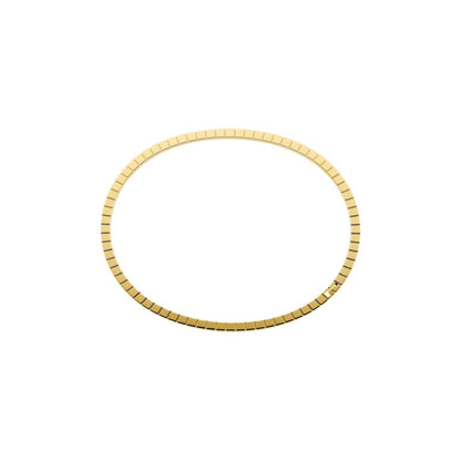 Chopard Ice Cube bangle in 18k ethical yellow gold with diamonds view 3