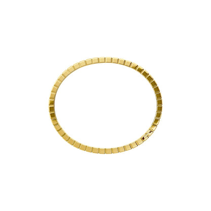 Chopard Ice Cube bangle in 18k ethical yellow gold view 3