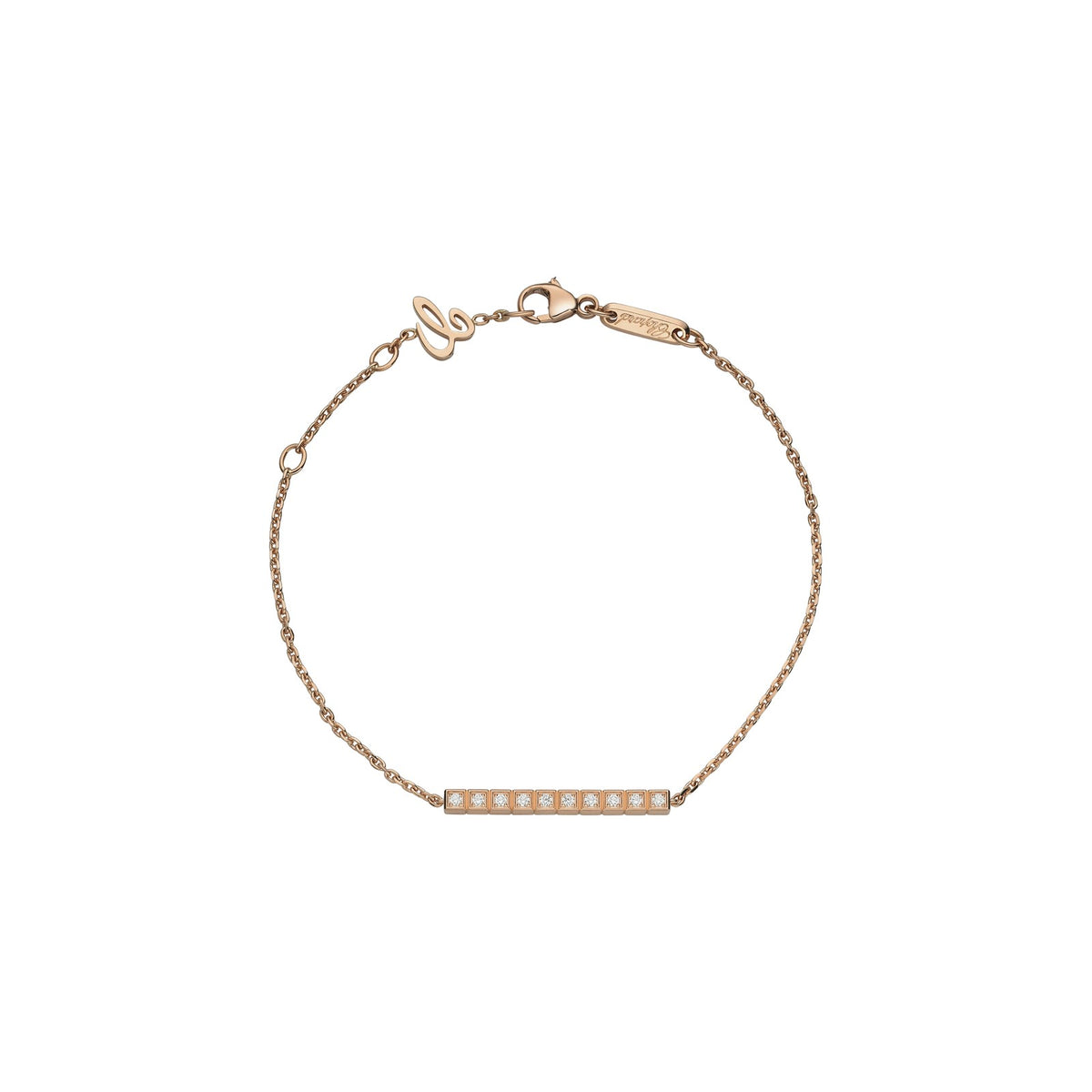 Chopard Ice Cube bracelet in 18k ethical rose gold with diamonds