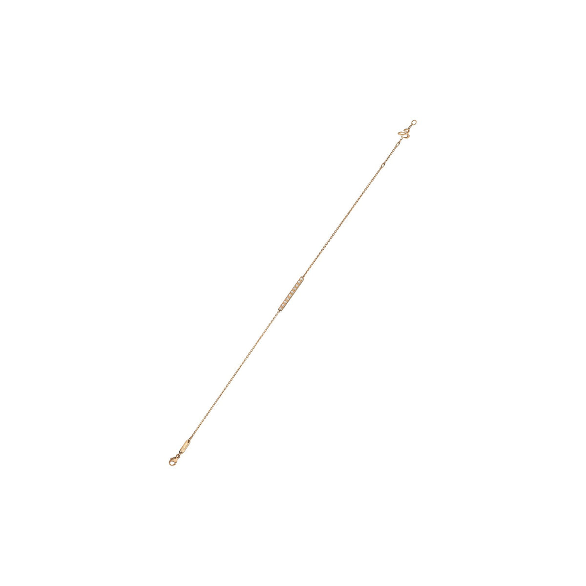 Chopard Ice Cube bracelet in 18k ethical rose gold with diamonds view 2