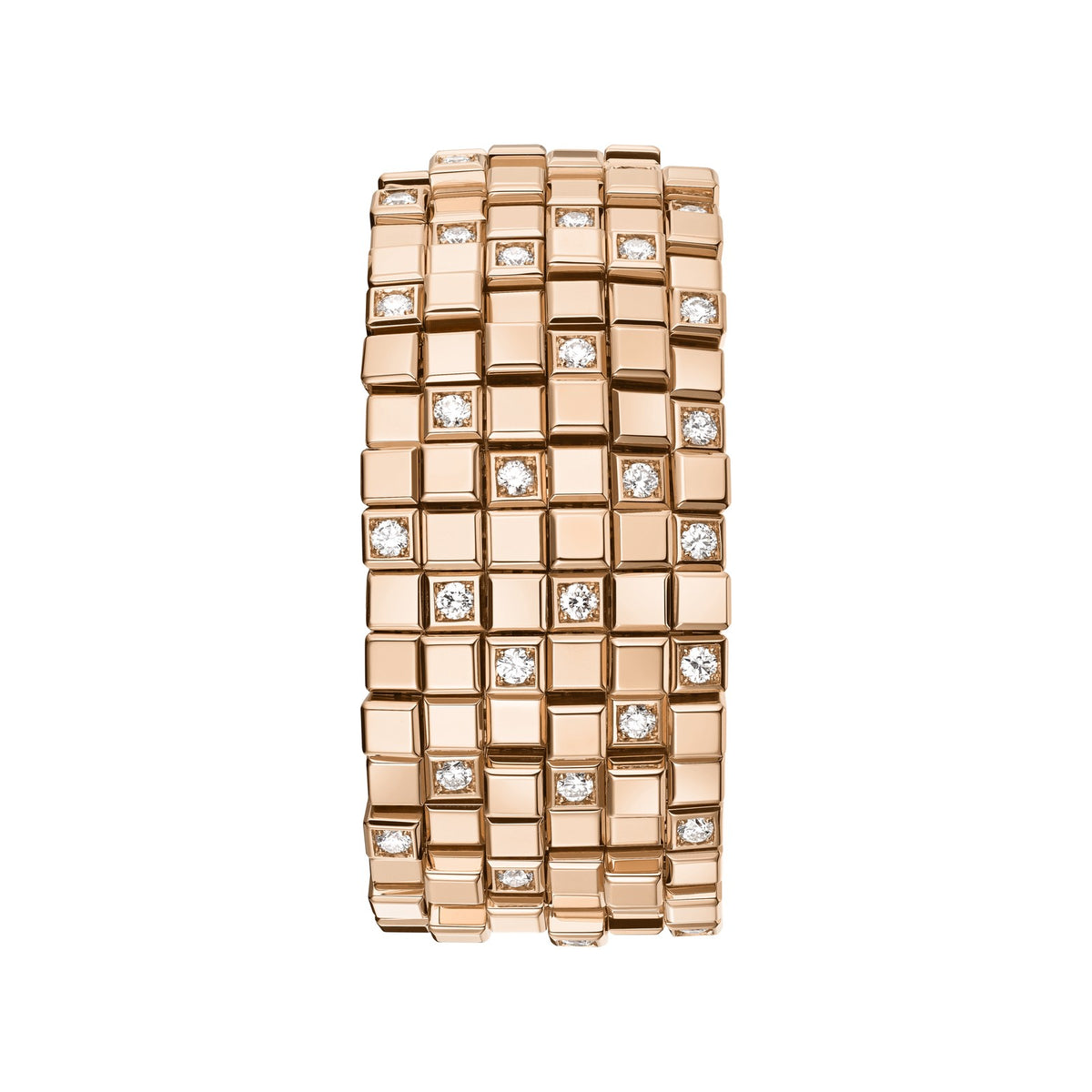 Chopard Ice Cube bracelet in 18k ethical rose gold with diamonds