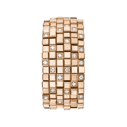 Chopard Ice Cube bracelet in 18k ethical rose gold with diamonds