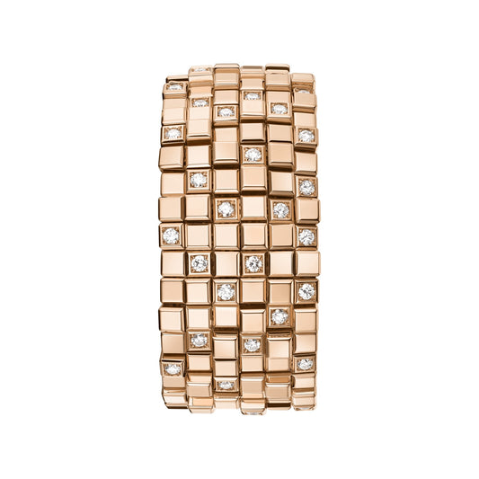 Chopard Ice Cube bracelet in 18k ethical rose gold with diamonds