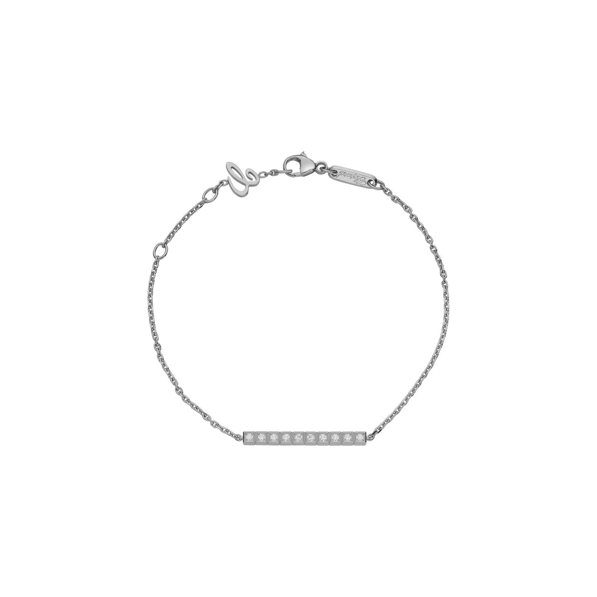 Chopard Ice Cube bracelet in 18k ethical white gold with diamonds