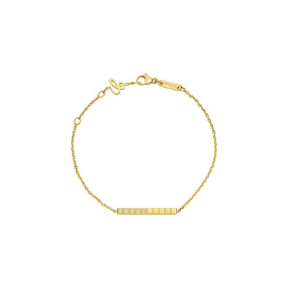 Chopard Ice Cube bracelet in 18k ethical yellow gold with diamonds