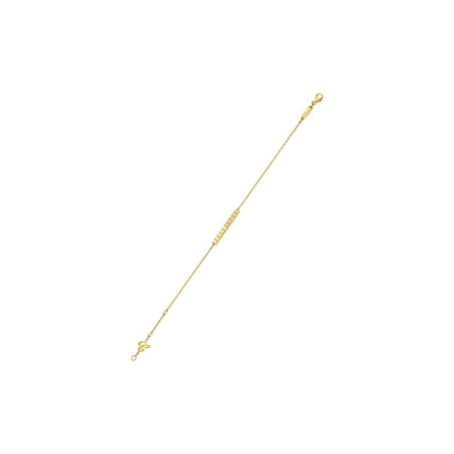 Chopard Ice Cube bracelet in 18k ethical yellow gold with diamonds view 2
