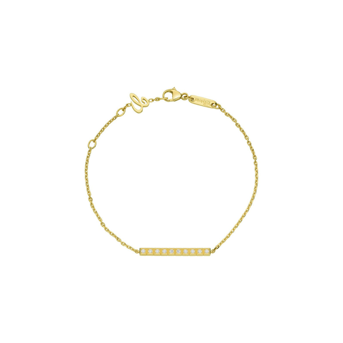 Chopard Ice Cube bracelet in 18k ethical yellow gold with diamonds