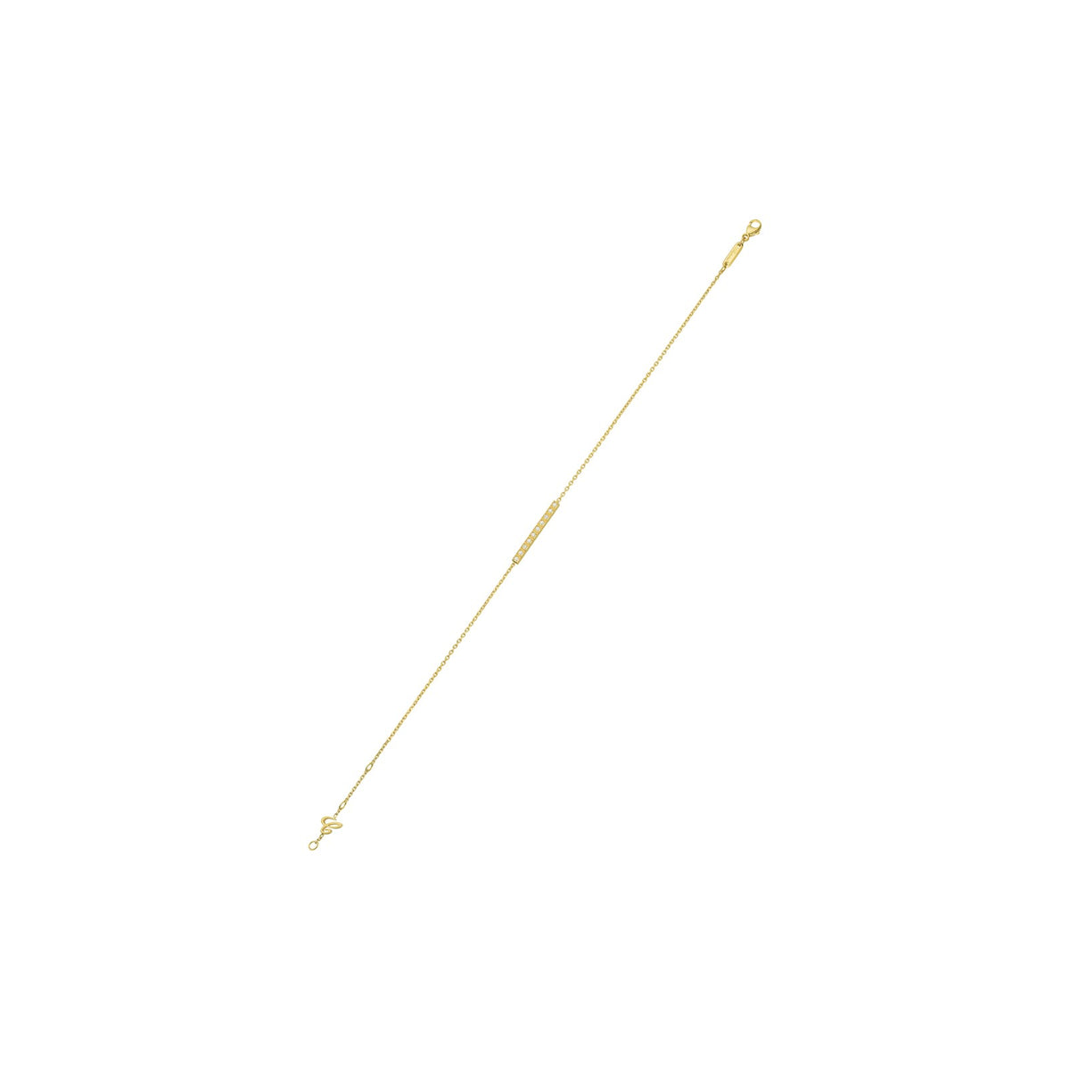 Chopard Ice Cube bracelet in 18k ethical yellow gold with diamonds view 2