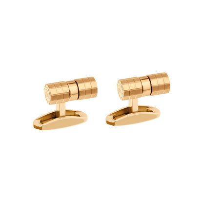 Chopard Ice Cube cufflinks in metal with yellow gold tone finish