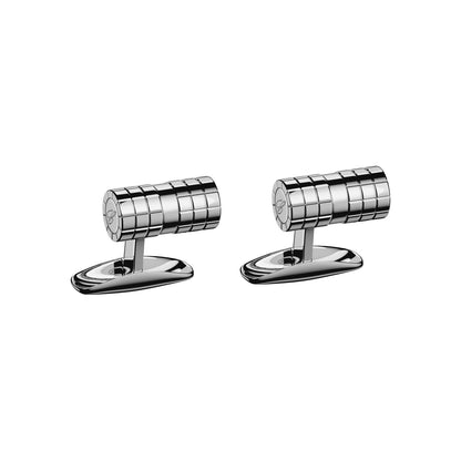 Chopard Ice Cube cufflinks in metal with silver tone finish