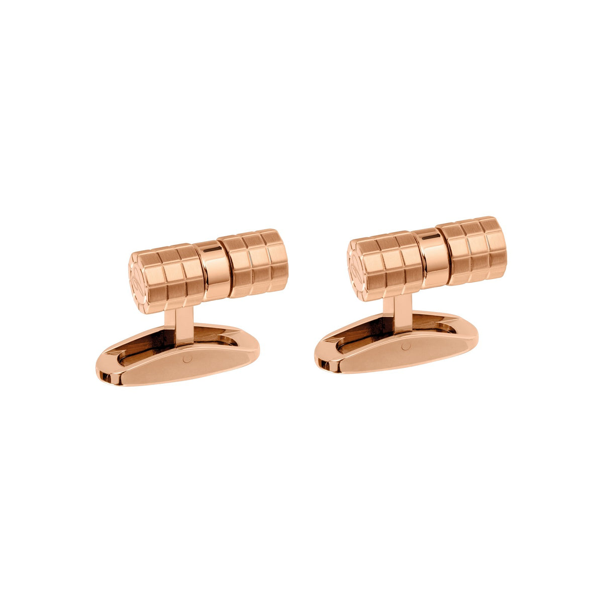 Chopard Ice Cube cufflinks in metal with rose gold tone finish